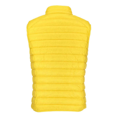 Yellow - Side - Jott Mens Tom Puffer Down Gilet