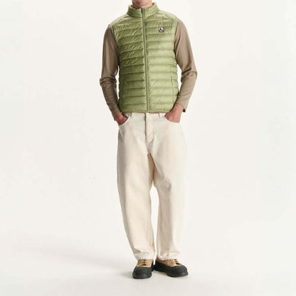 Green - Side - Jott Mens Tom Puffer Down Gilet