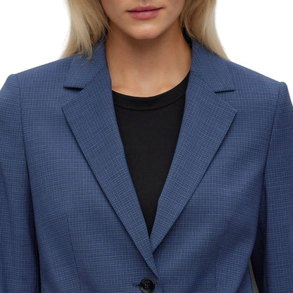 Mid Blue - Side - Boss Womens-Ladies Jasewa Blazer