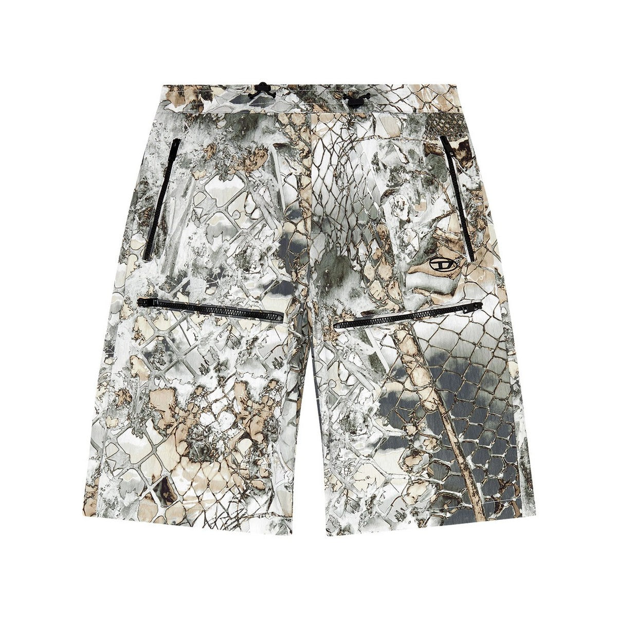 Multicoloured - Front - Diesel Mens P-Mckell-Short-A Shorts