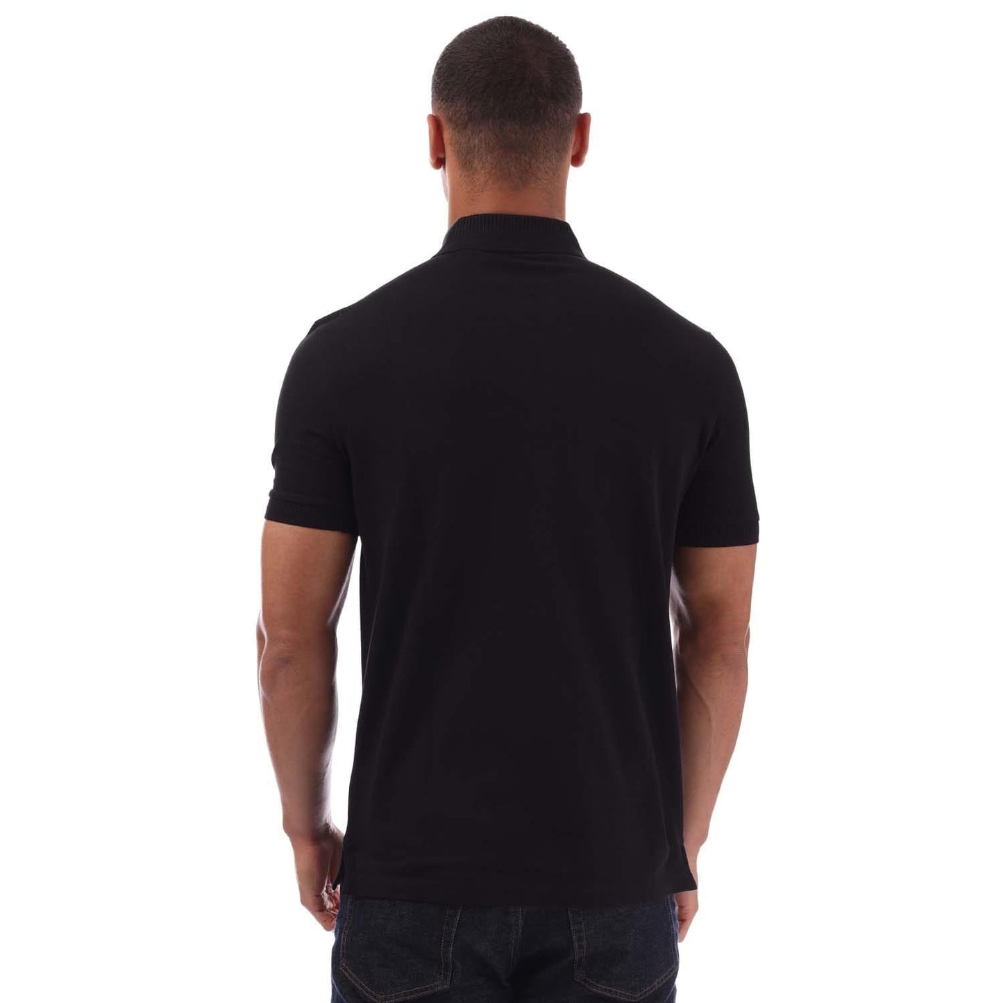 Black - Back - Hugo Mens Dereso232 Polo Shirt