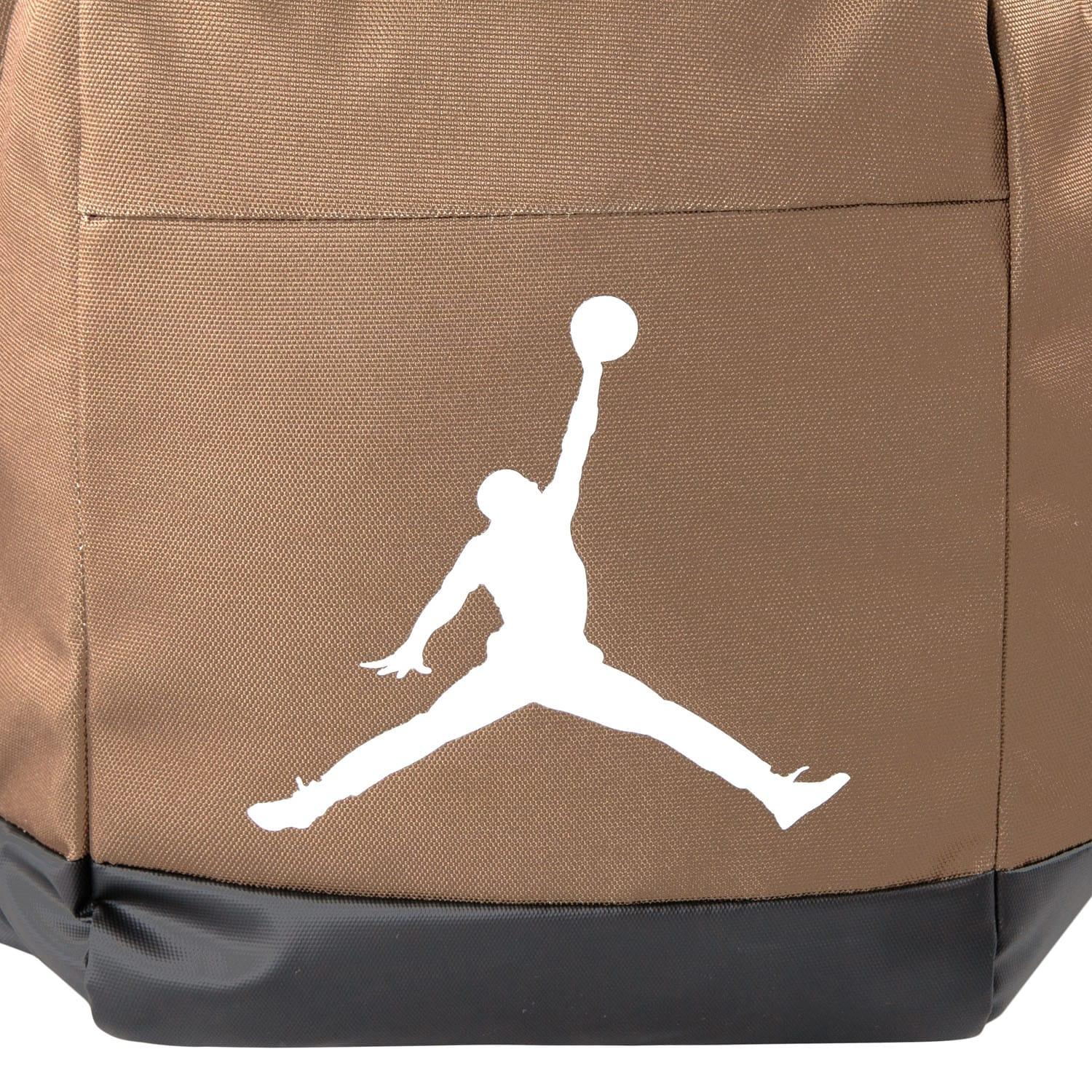 Brown - Close up - Nike Air Jordan Duffle Bag