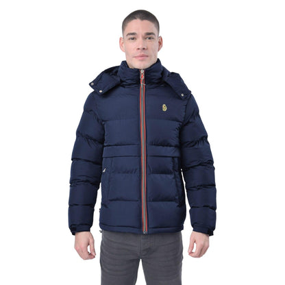 Navy - Pack Shot - Luke 1977 Mens Mallard Padded Jacket
