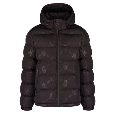 Black - Front - Luke 1977 Mens Mallard Padded Jacket