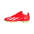 Red - Pack Shot - Adidas Childrens-Kids X Crazyfast Club Flexible Ground Football Boots