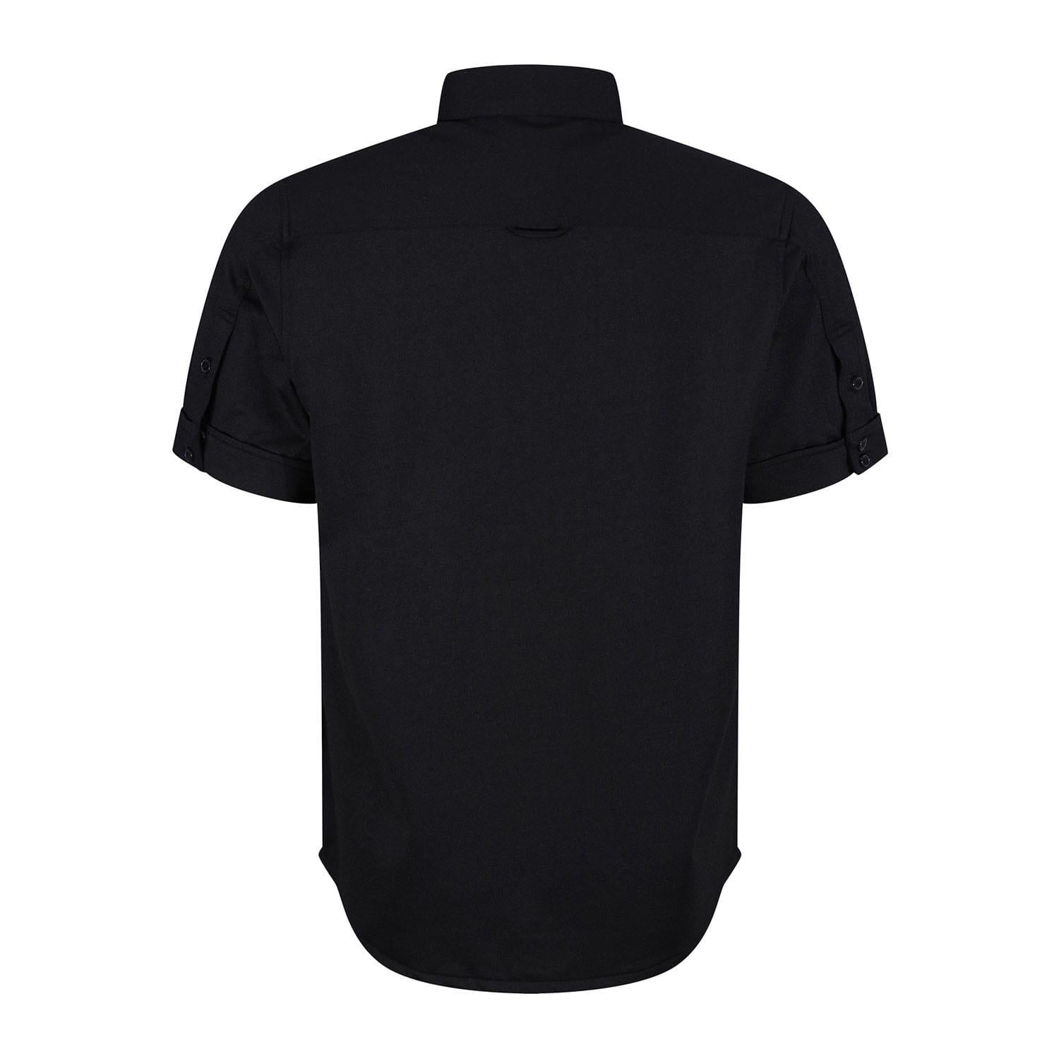 Black - Back - Luke 1977 Mens Mr Social Utility Pocket Shirt