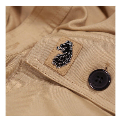 Beige - Side - Luke 1977 Mens Mr Social Utility Pocket Shirt