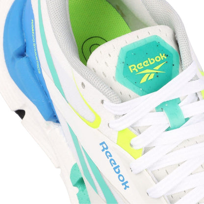 White-Green - Close up - Reebok Unisex Adults FloatZig Symmetros Trainers
