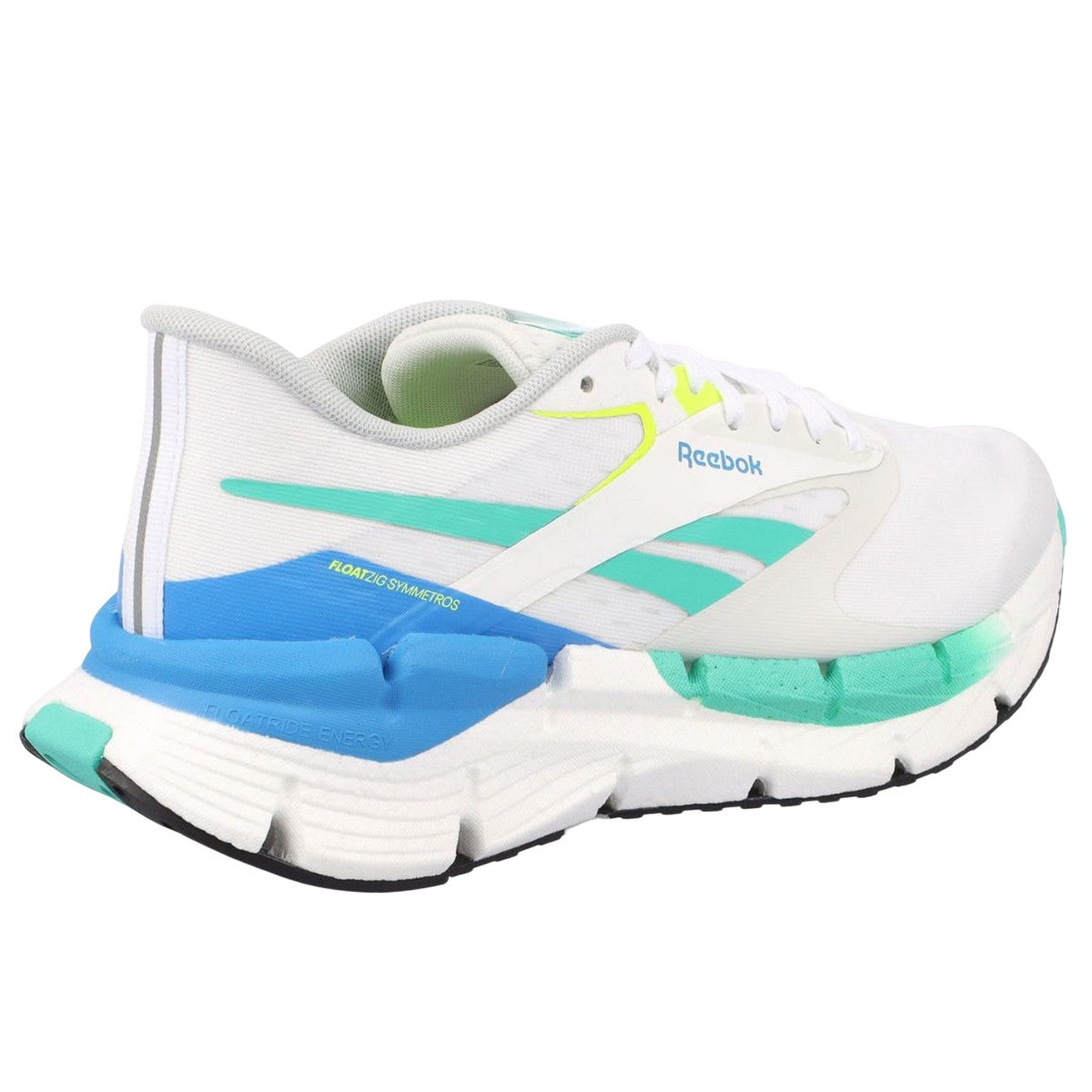 White-Green - Pack Shot - Reebok Unisex Adults FloatZig Symmetros Trainers