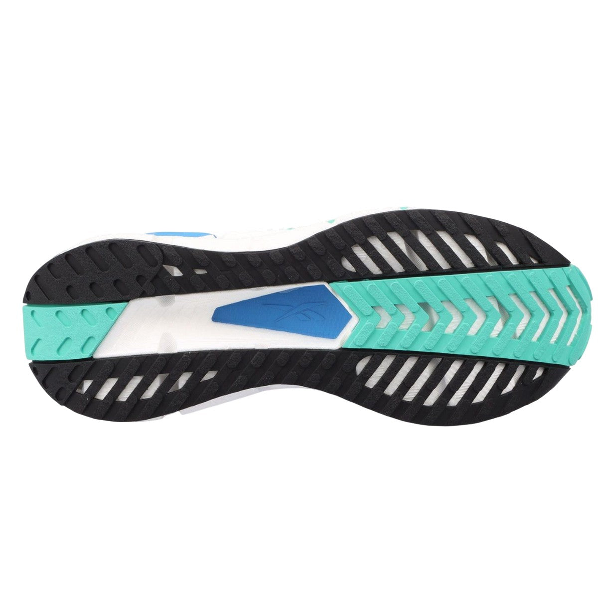 White-Green - Side - Reebok Mens FloatZig Symmetros Trainers