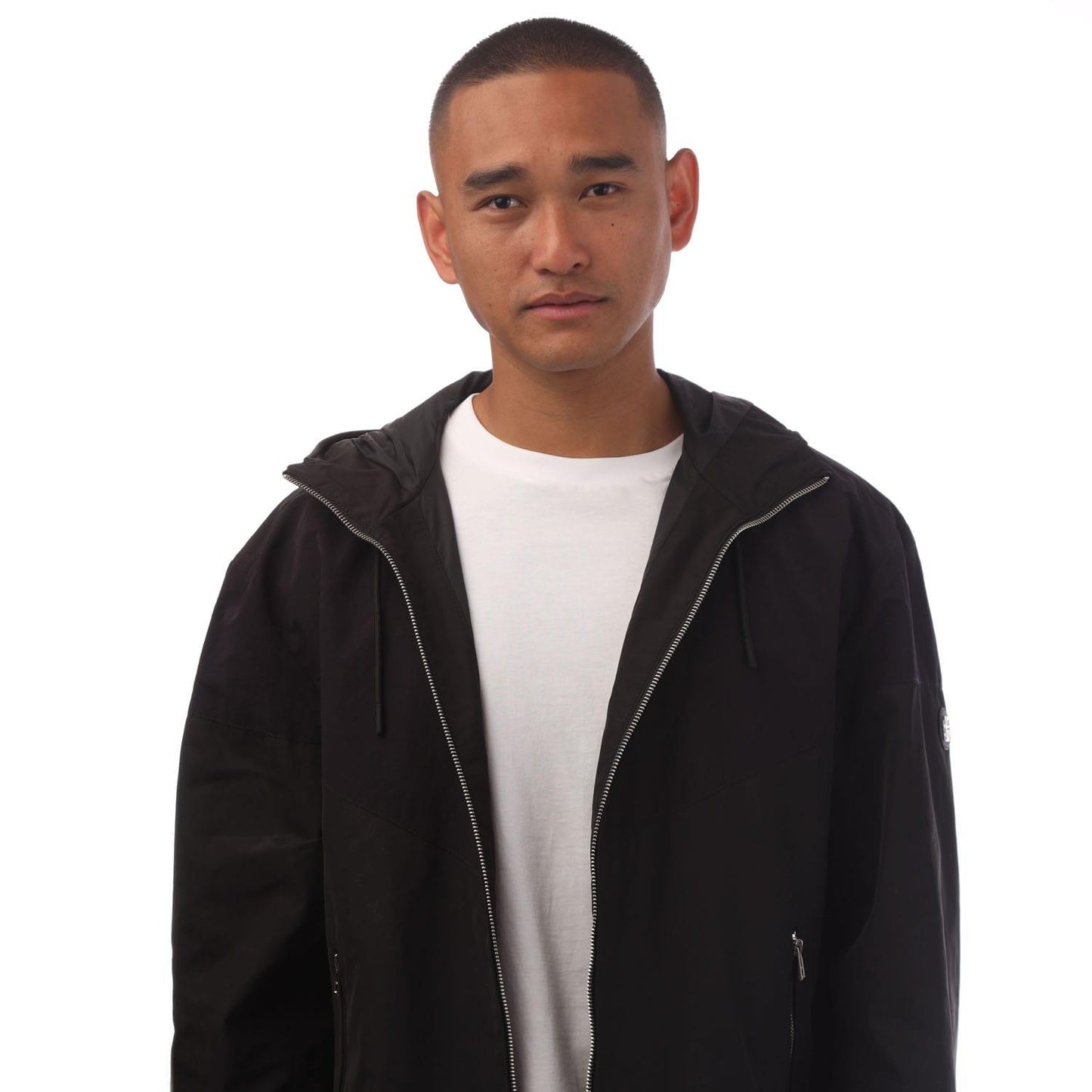 Black - Side - Hugo Boss Mens H-Cireno2 Regular Jacket
