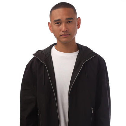 Black - Side - Hugo Boss Mens H-Cireno2 Regular Jacket