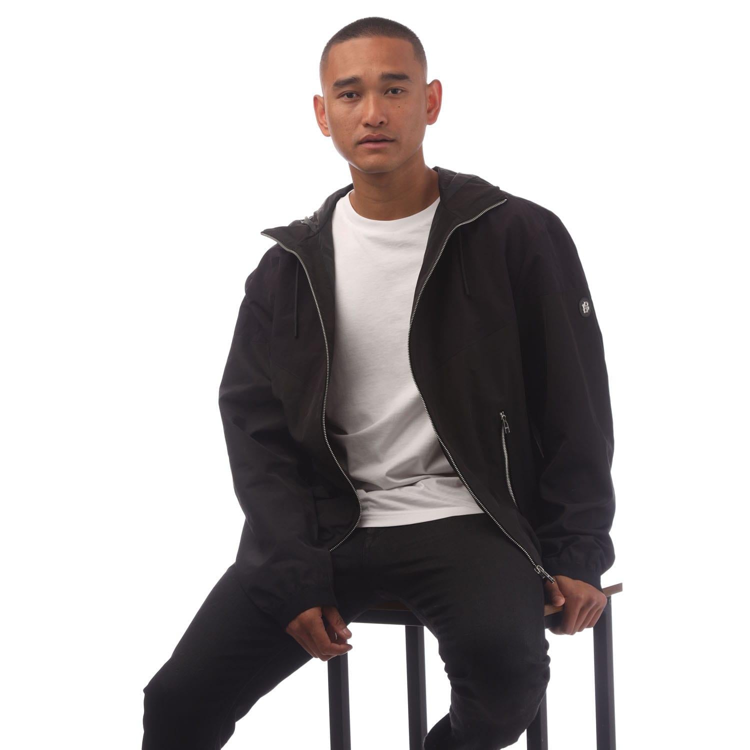 Black - Lifestyle - Hugo Boss Mens H-Cireno2 Regular Jacket