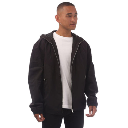 Black - Front - Hugo Boss Mens H-Cireno2 Regular Jacket