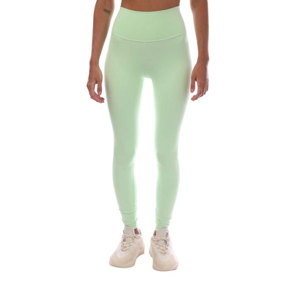 Green - Front - Adidas Womens-Ladies All Me 7-8 Leggings