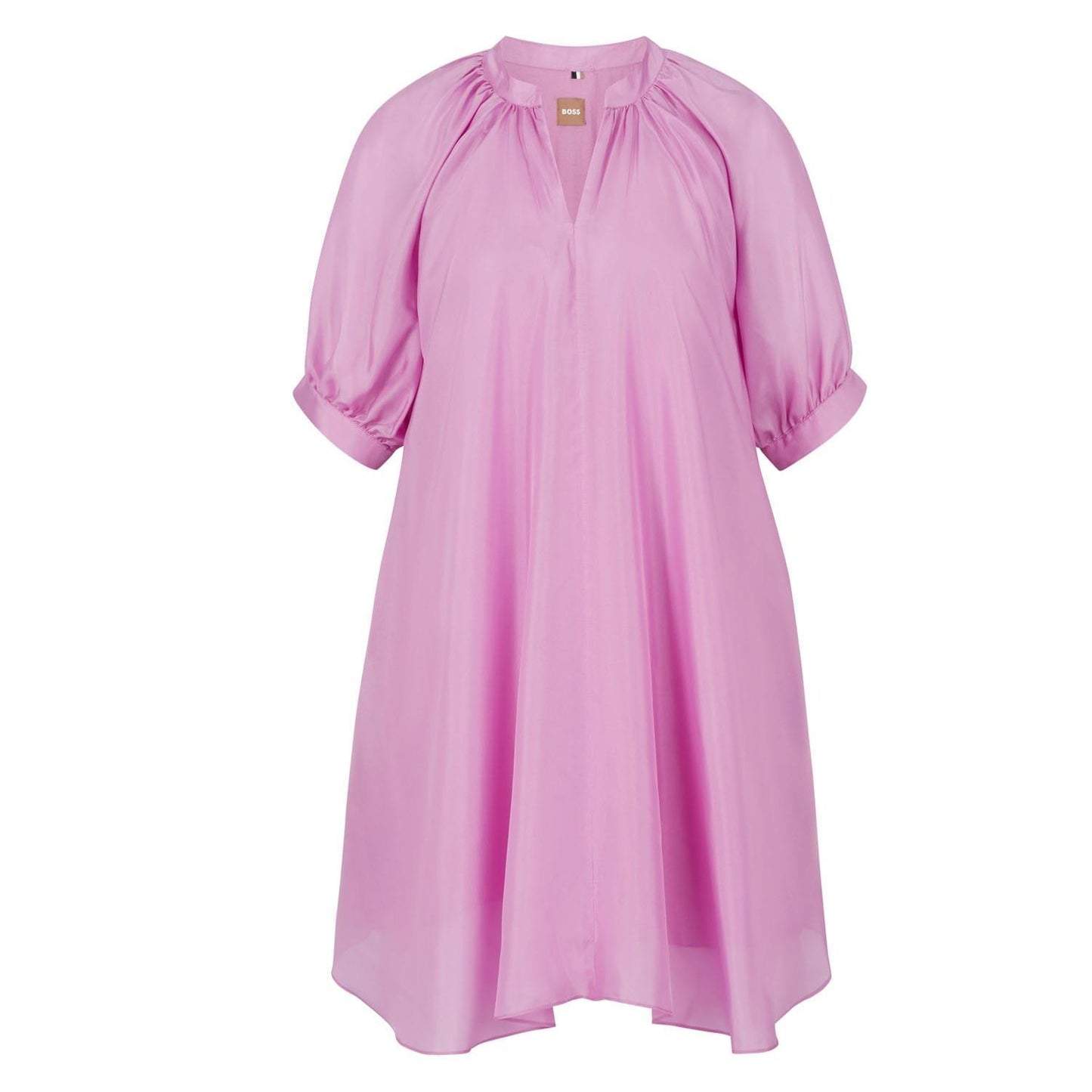 Pink - Front - Boss Womens-Ladies Diflowu Dress
