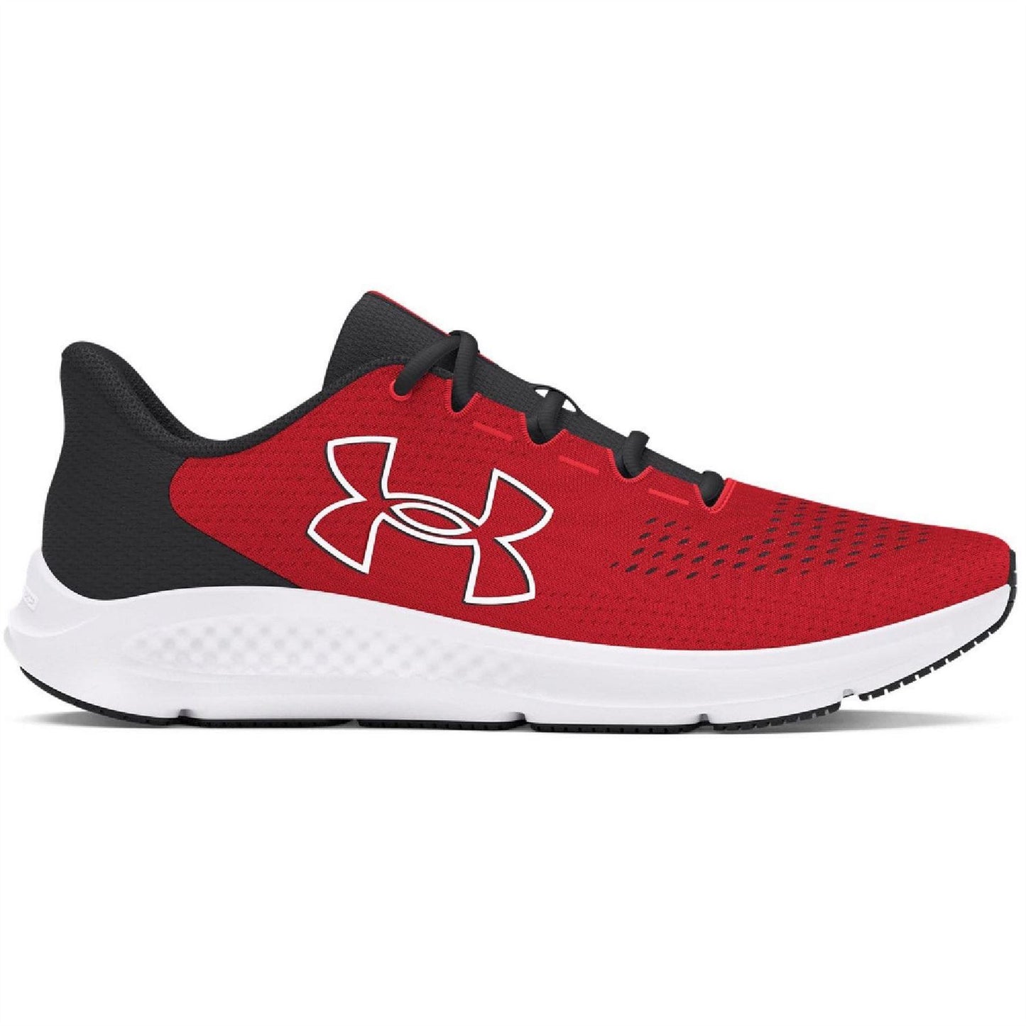 Red - Front - Under Armour Mens Charged Pursuit 3 Trainers