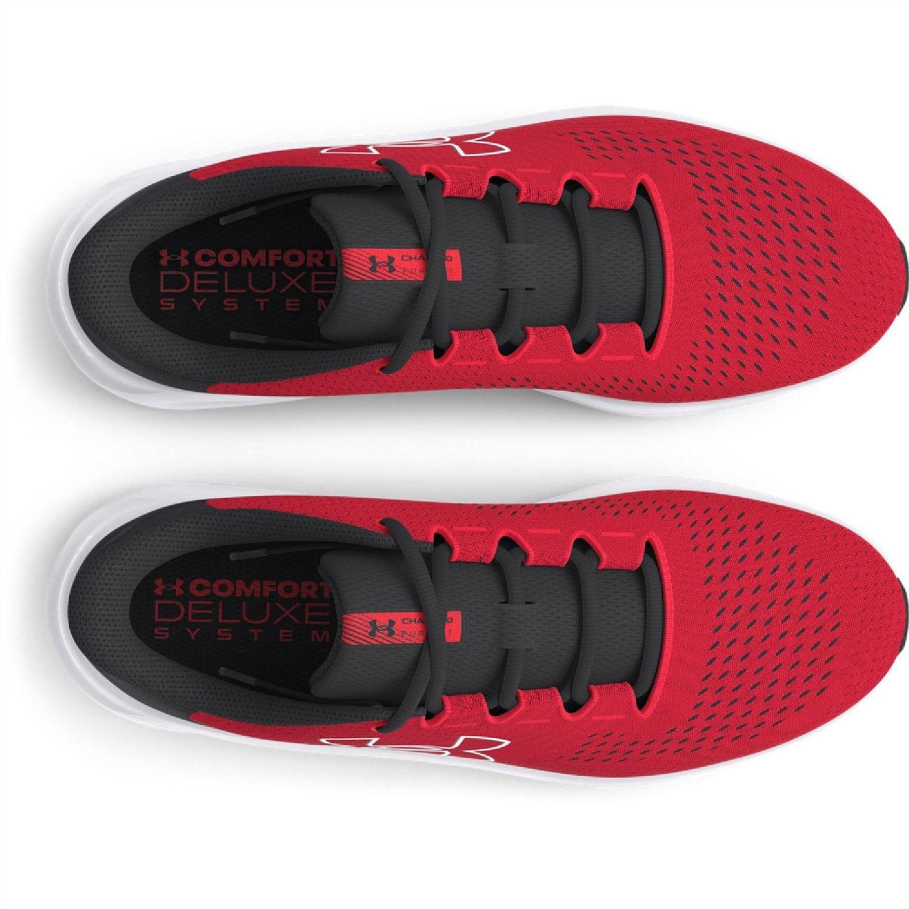 Red - Pack Shot - Under Armour Mens Charged Pursuit 3 Trainers