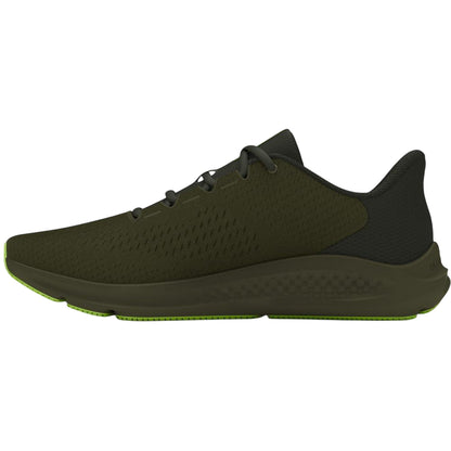 Green - Side - Under Armour Mens Charged Pursuit 3 Trainers