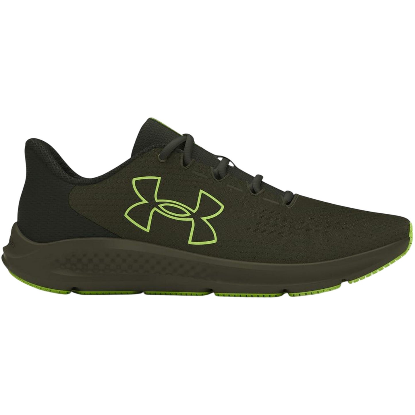 Green - Back - Under Armour Mens Charged Pursuit 3 Trainers