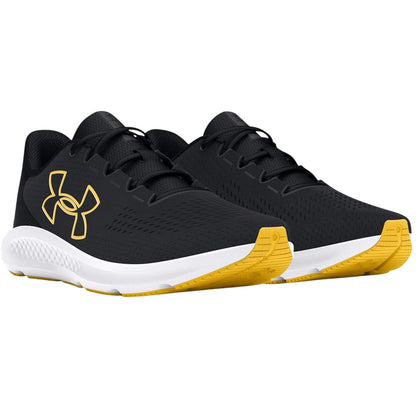 Grey - Front - Under Armour Mens Charged Pursuit 3 Trainers