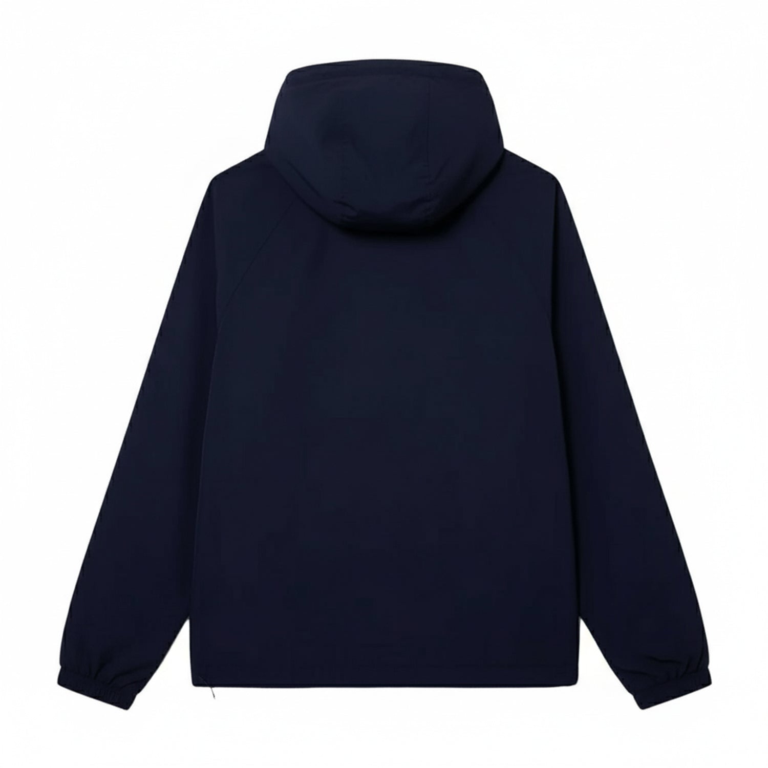 Blue - Back - Lacoste Mens Water Repellent Detachable Hood Jacket