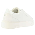 Off White - Back - Lavair Mens Luna Logo Leather Trainers