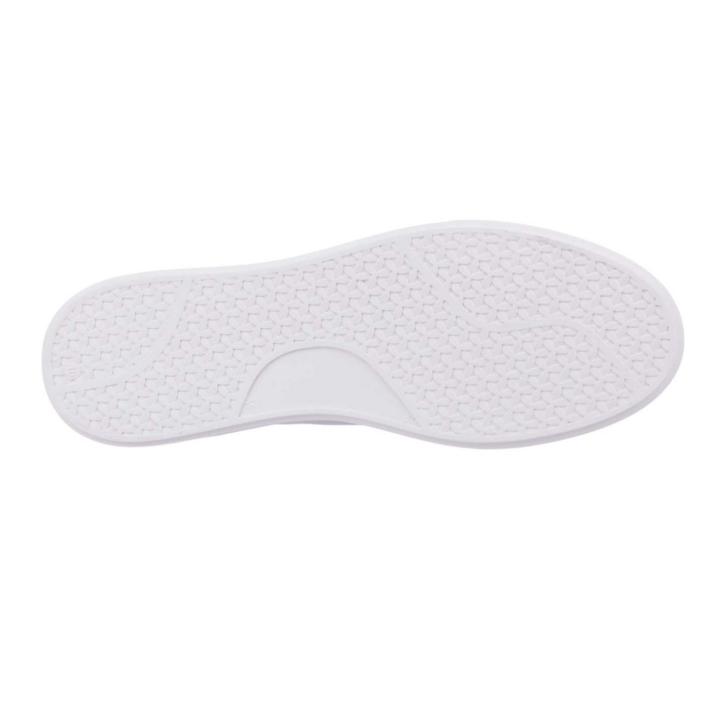 White-Grey - Pack Shot - Lavair Mens Luna Logo Leather Trainers