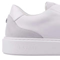 White-Grey - Lifestyle - Lavair Mens Luna Logo Leather Trainers