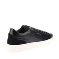 White-Black - Side - Lavair Mens Luna Logo Leather Trainers