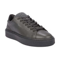 Black - Front - Lavair Mens Luna Logo Leather Trainers