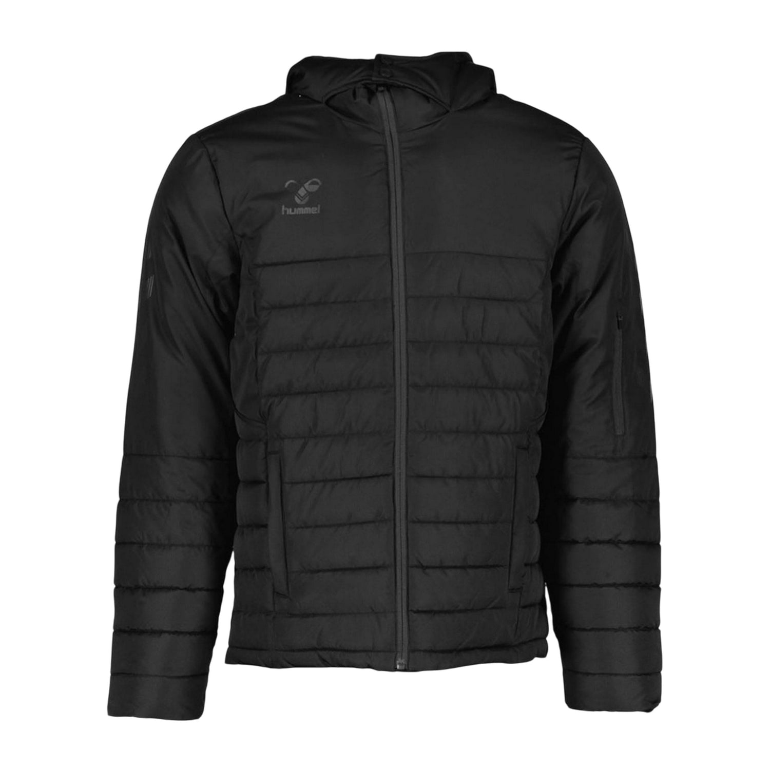 Black - Front - Hummel Mens Elite Sideline Jacket