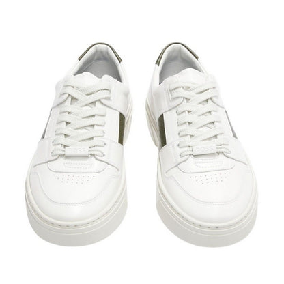 White-Black - Lifestyle - Boss Mens Gary Leather Tennis Shoes