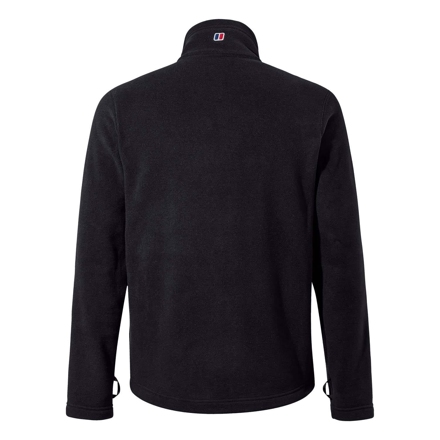 Black - Back - Berghaus Mens InterActive Polartech Fleece Jacket