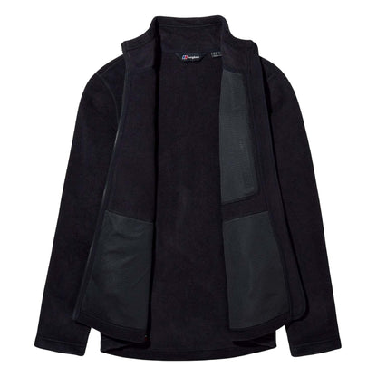 Black - Side - Berghaus Mens InterActive Polartech Fleece Jacket