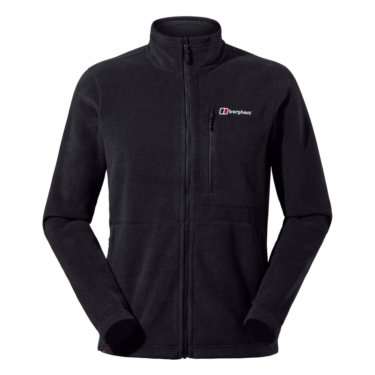 Black - Front - Berghaus Mens InterActive Polartech Fleece Jacket
