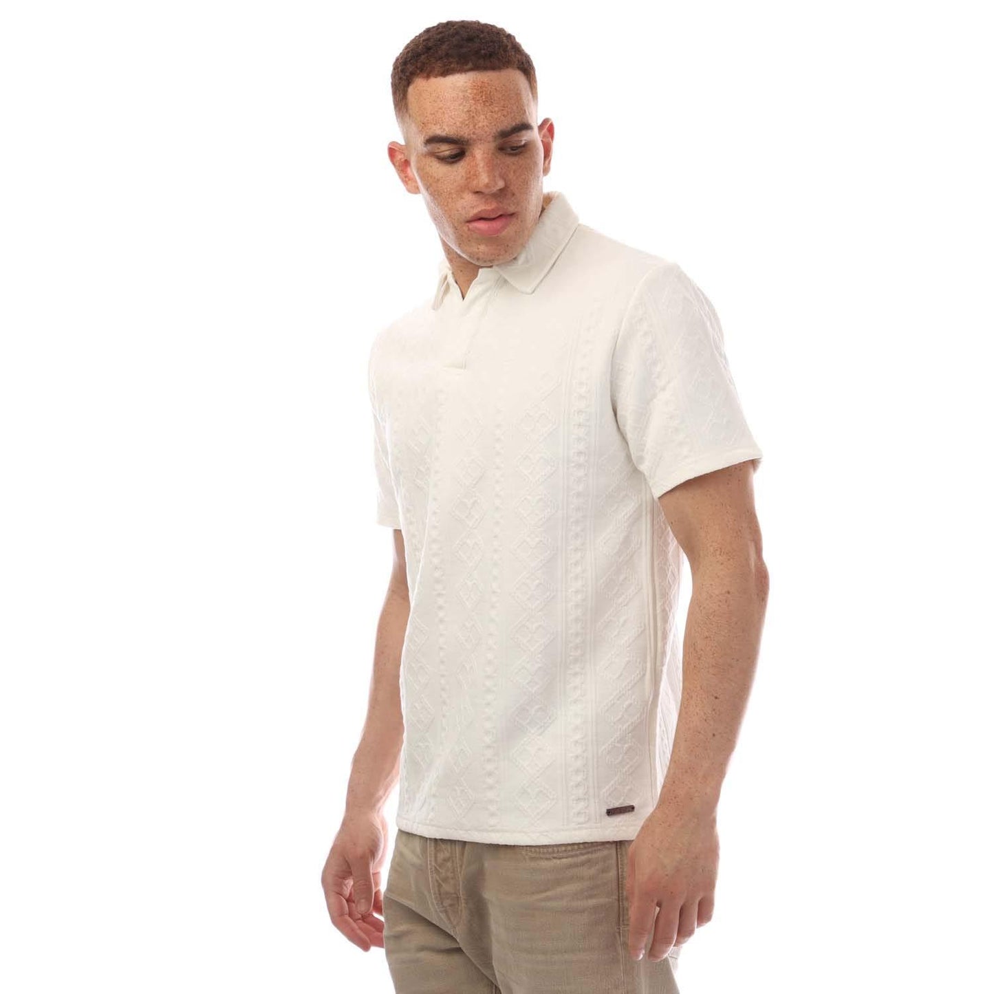 Off White - Side - Luke 1977 Mens El Rama Knitted Polo Shirt