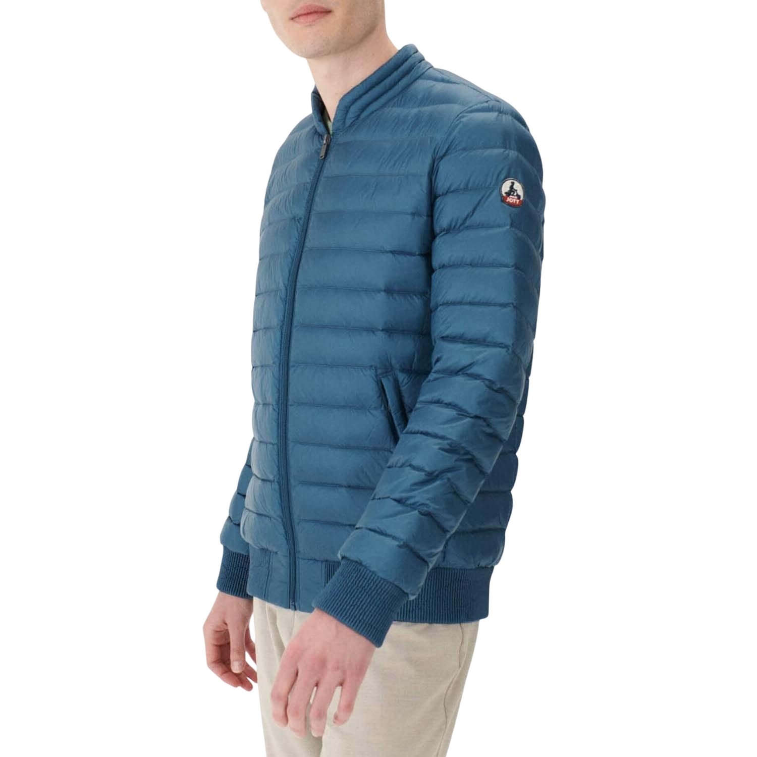 Blue - Side - Jott Mens Jordan Light Down Jacket