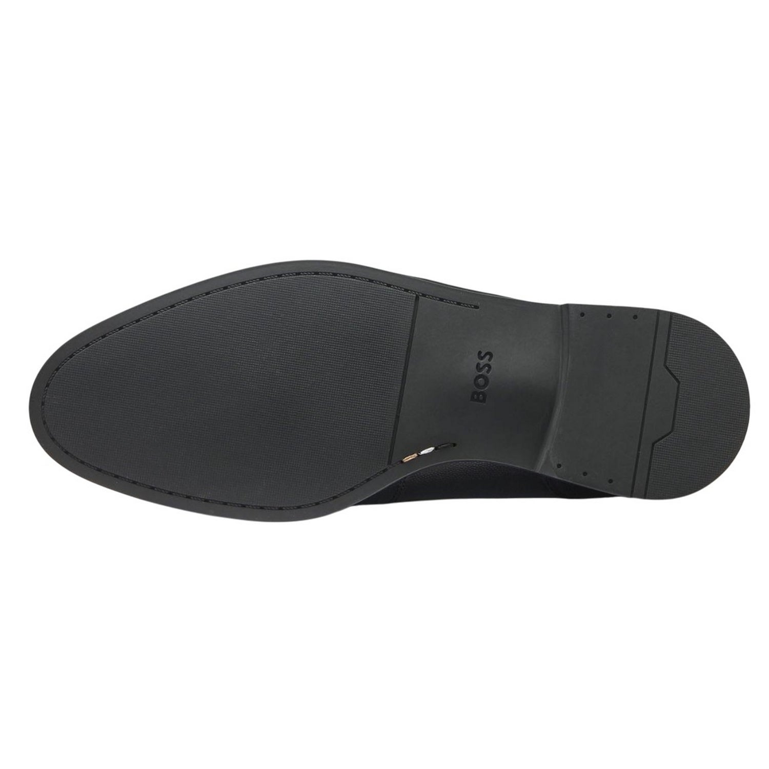 Black - Pack Shot - Boss Mens Tayil Leather Loafers