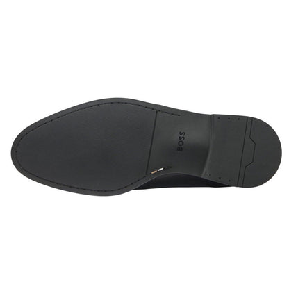 Black - Pack Shot - Boss Mens Tayil Leather Loafers