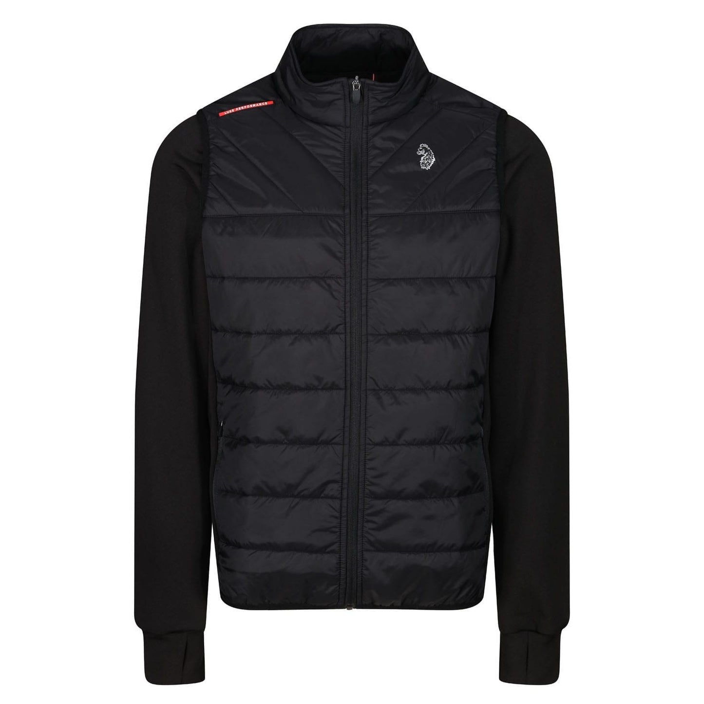 Black - Front - Luke 1977 Mens Slam Padded Jacket
