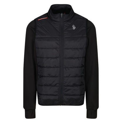 Black - Front - Luke 1977 Mens Slam Padded Jacket