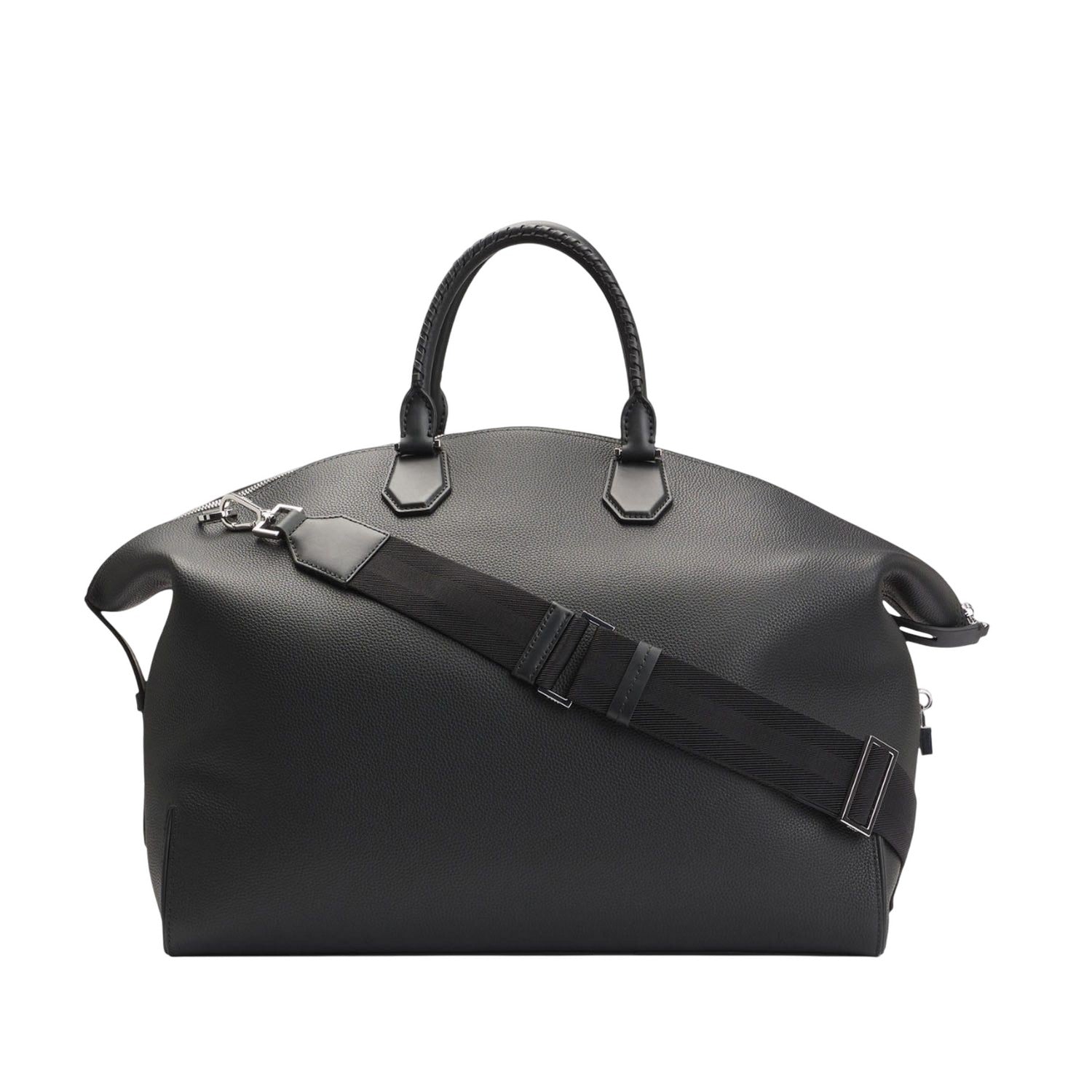 Black - Back - Boss Gabry Leather Holdall