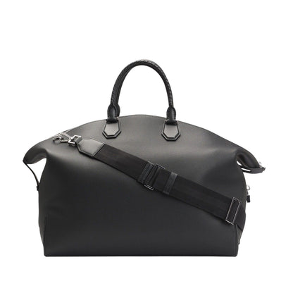 Black - Back - Boss Gabry Leather Holdall