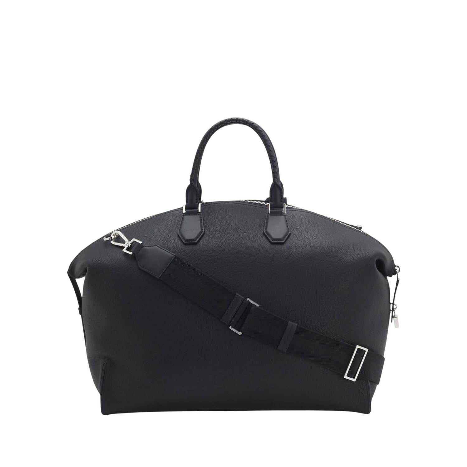 Black - Lifestyle - Boss Gabry Leather Holdall