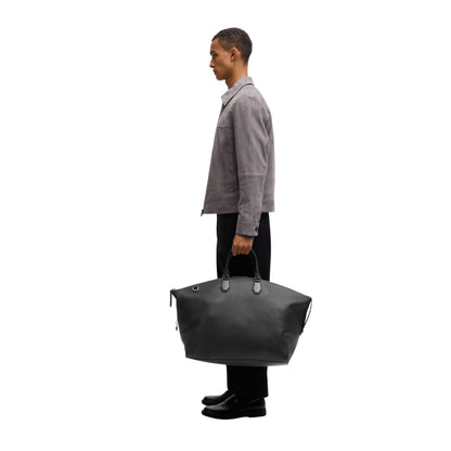 Black - Pack Shot - Boss Gabry Leather Holdall