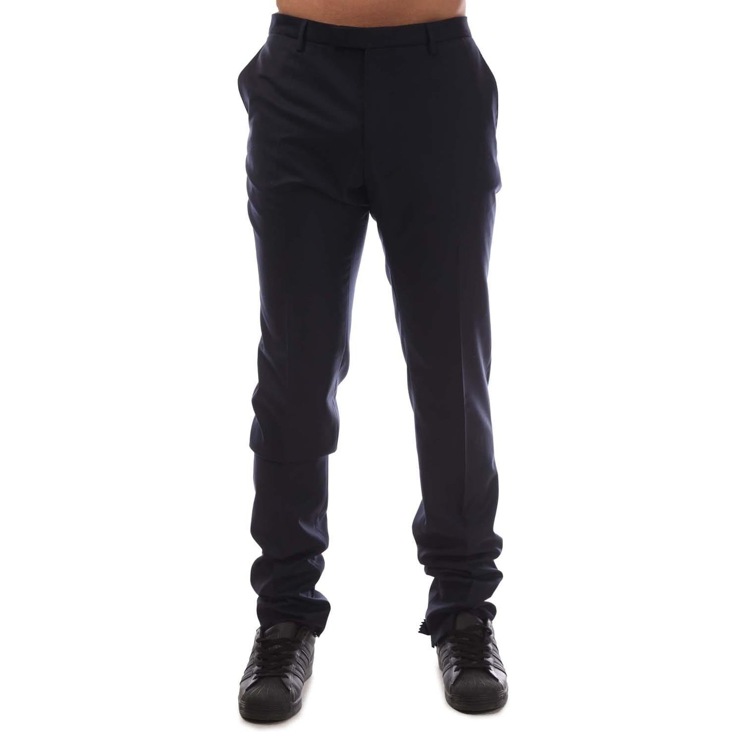 Navy - Front - Boss Mens T-Wain1 Trousers