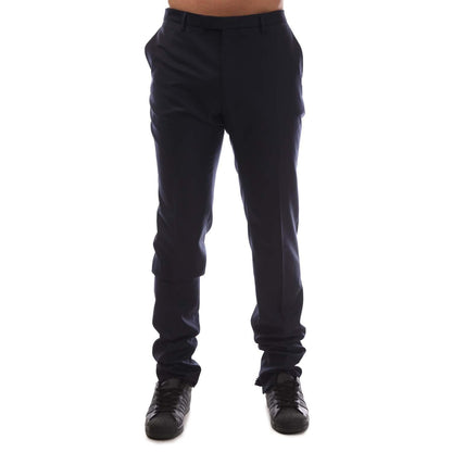 Navy - Front - Boss Mens T-Wain1 Trousers