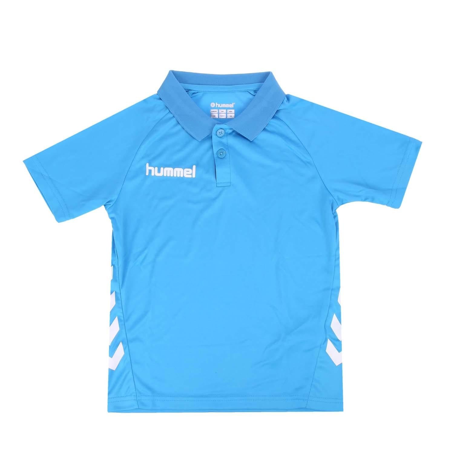 Blue - Front - Hummel Childrens-Kids Pro Motion Polo Shirt