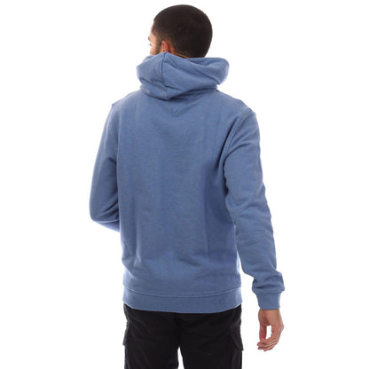 Blue - Back - Tommy Hilfiger Mens Badge Drawstring Hoodie